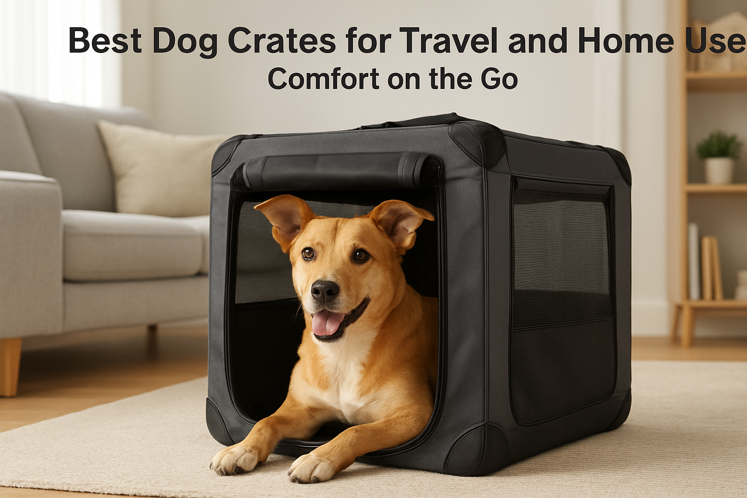 best dog crates for travel and home use