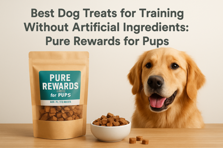 best dog treats for training without artificial ingredients