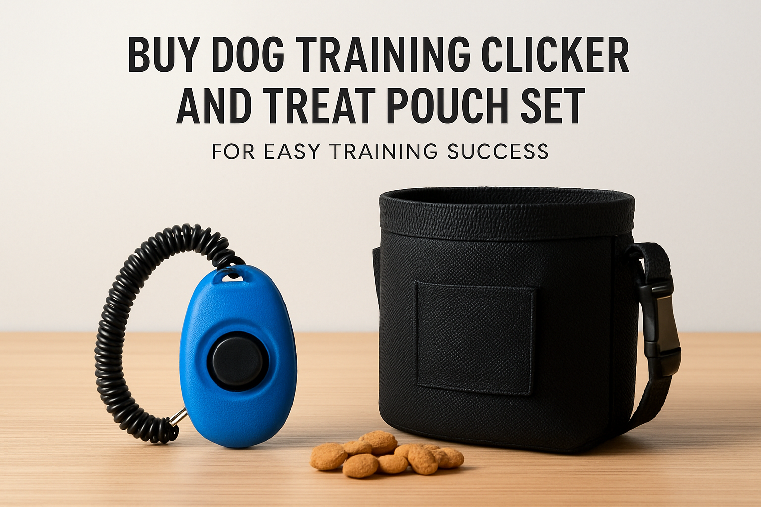 buy dog training clicker and treat pouch set