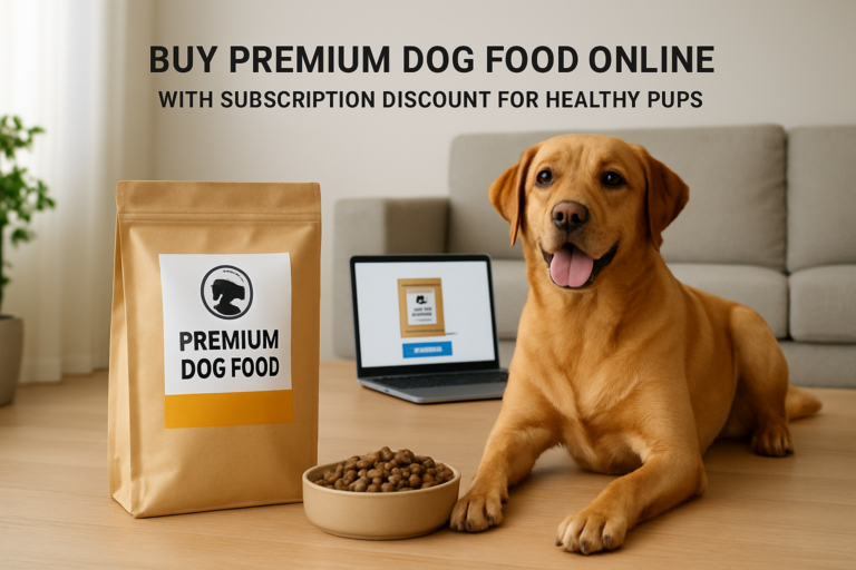 buy premium dog food online with subscription discount
