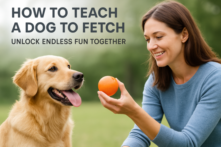 how to teach a dog to fetch