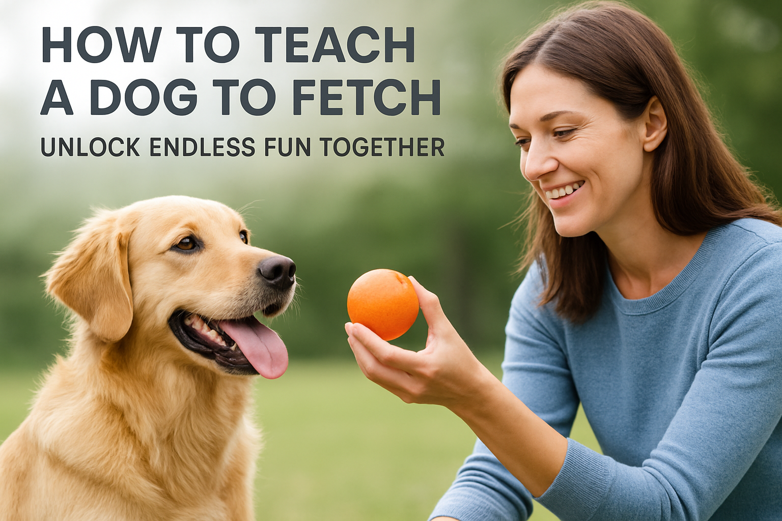 how to teach a dog to fetch