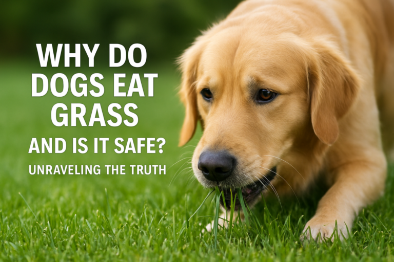 why do dogs eat grass and is it safe