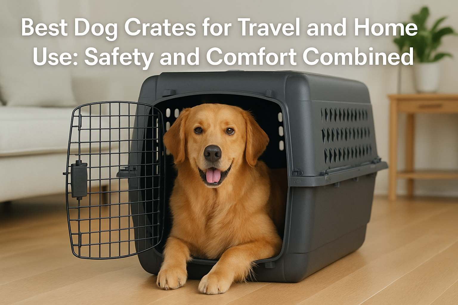 best dog crates for travel and home use