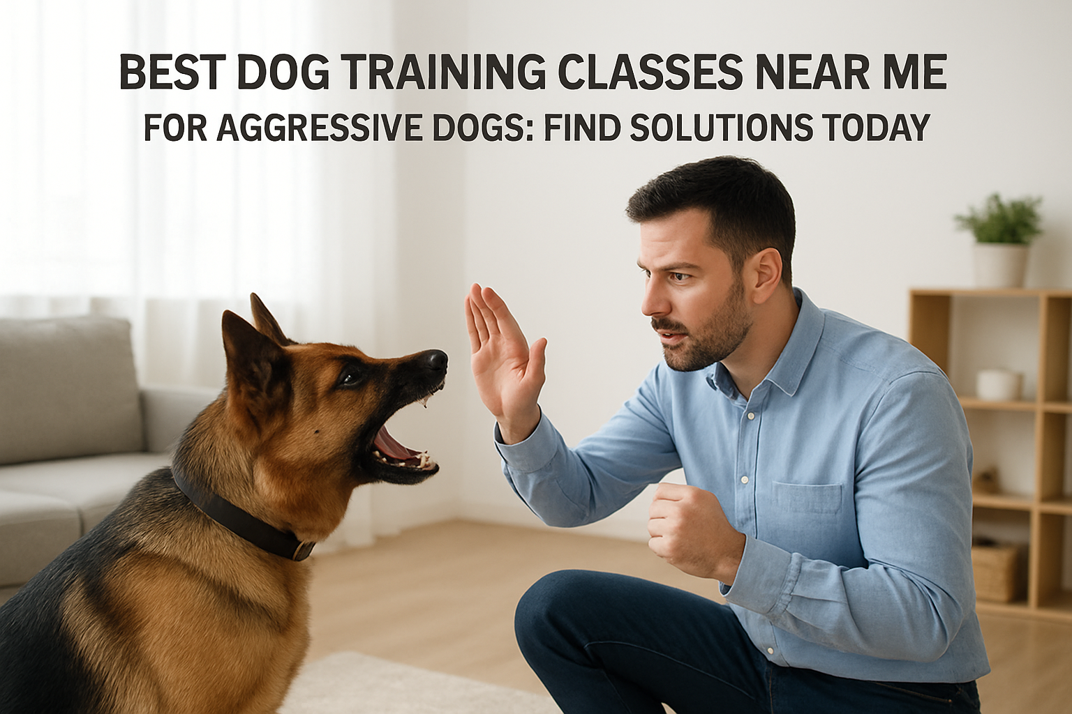 best dog training classes near me for aggressive dogs