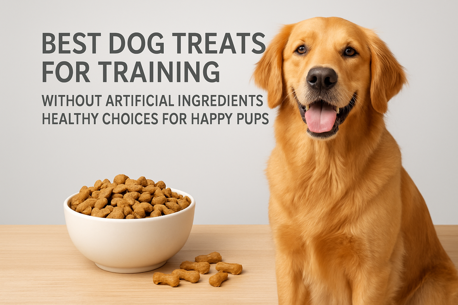 best dog treats for training without artificial ingredients