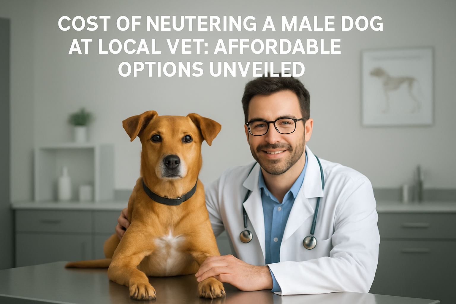 cost of neutering a male dog at local vet