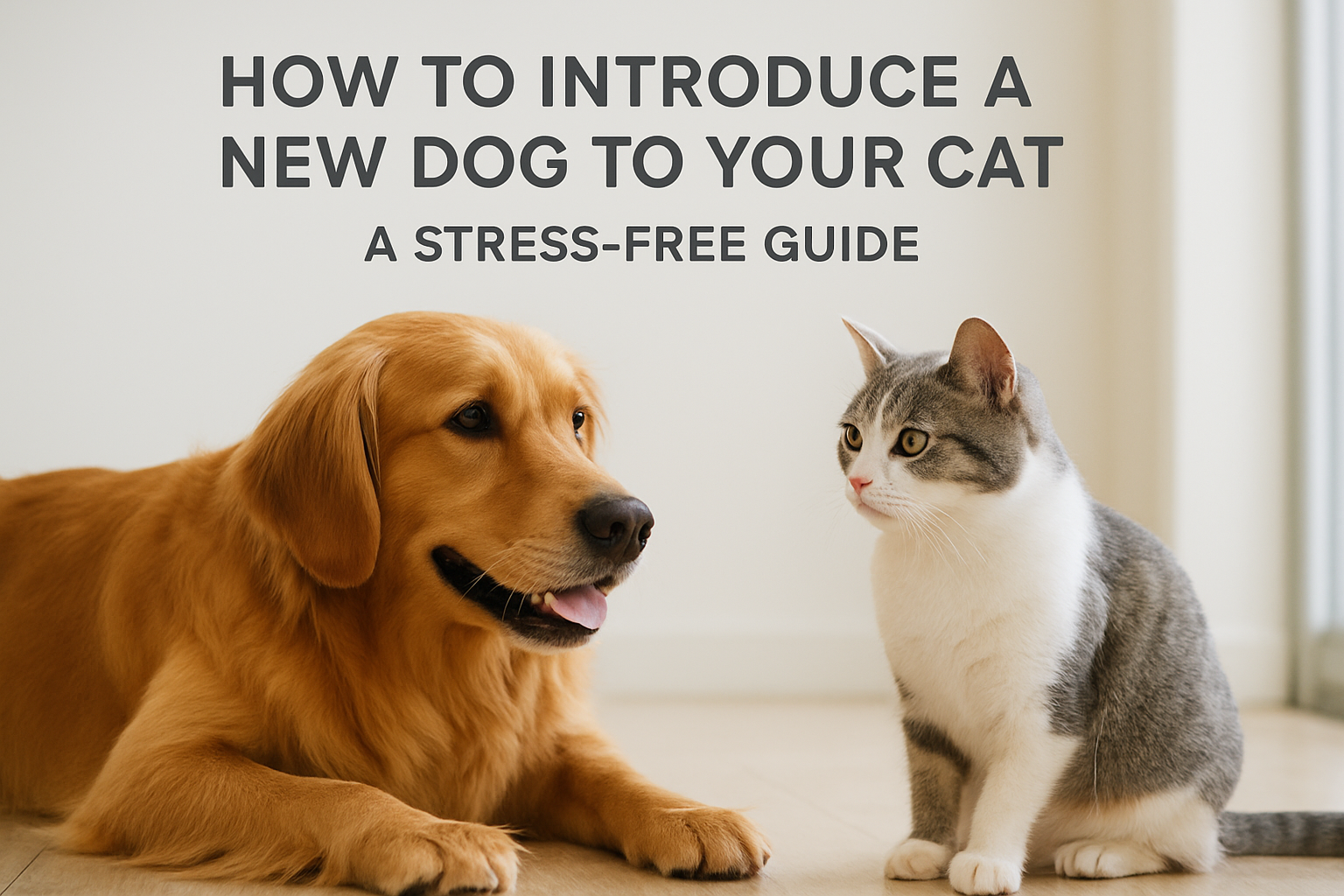 how to introduce a new dog to your cat