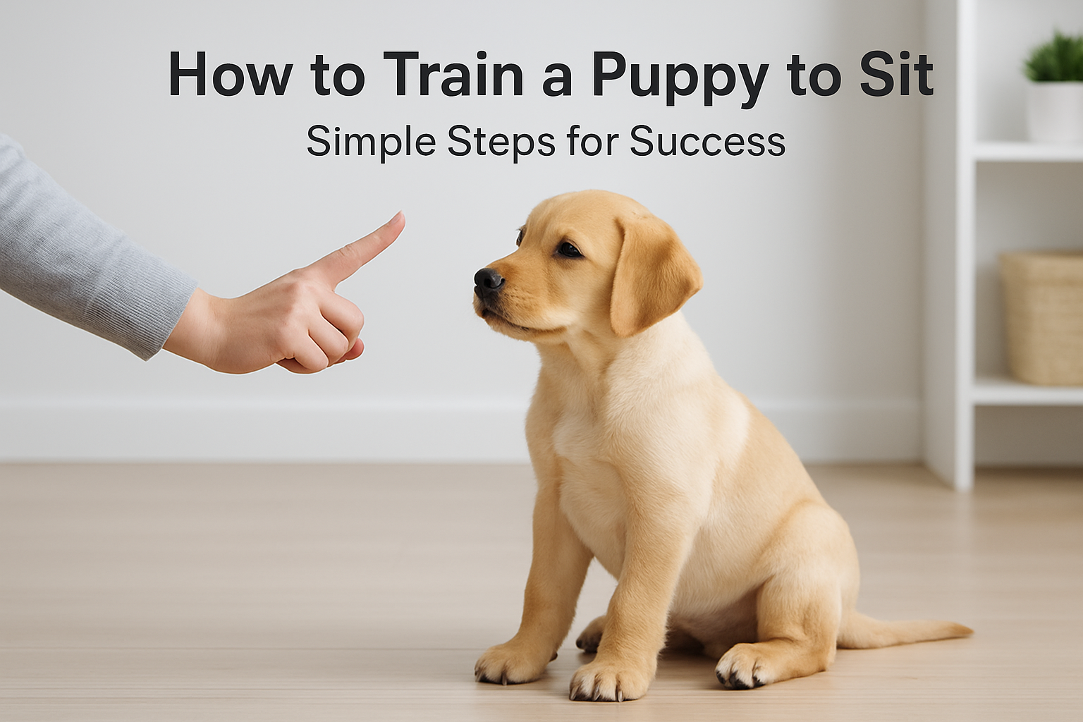 how to train a puppy to sit