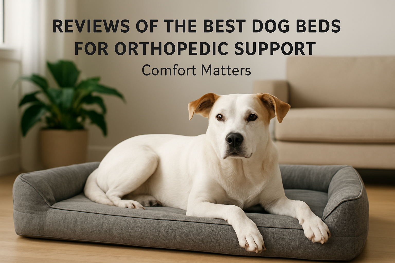 reviews of the best dog beds for orthopedic support