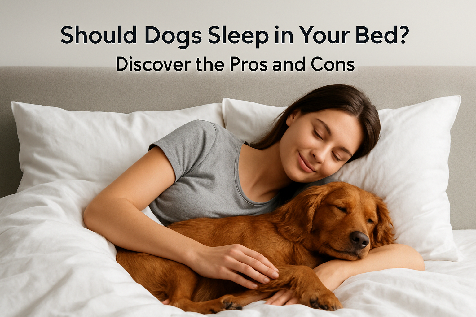 should dogs sleep in your bed