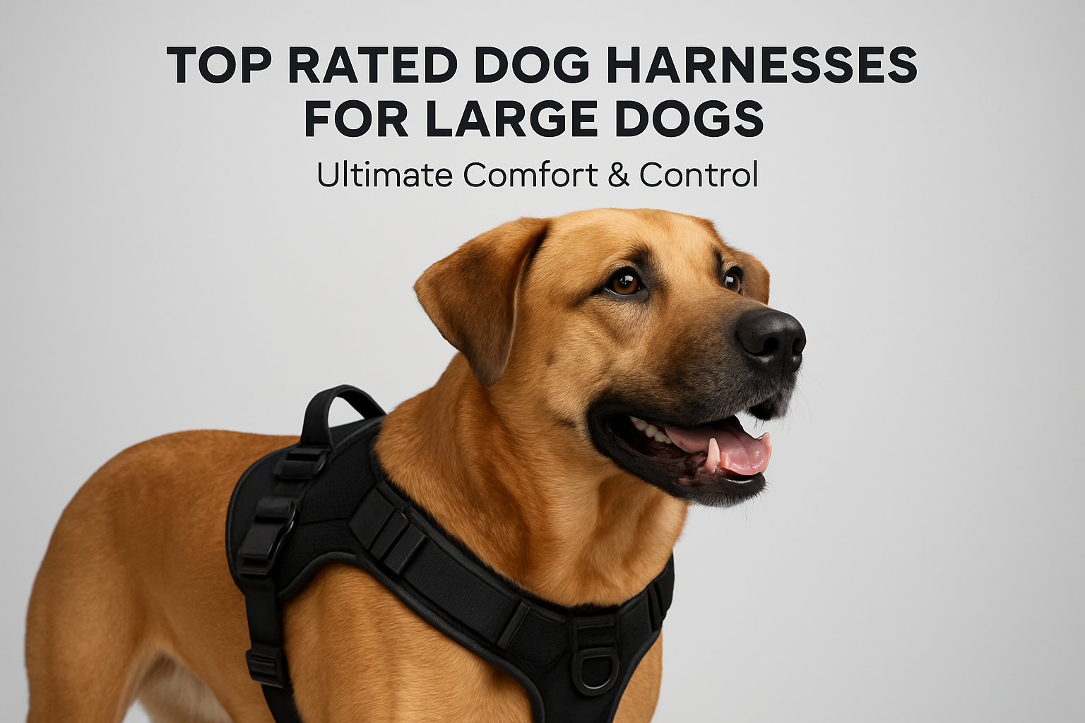 top rated dog harnesses for large dogs