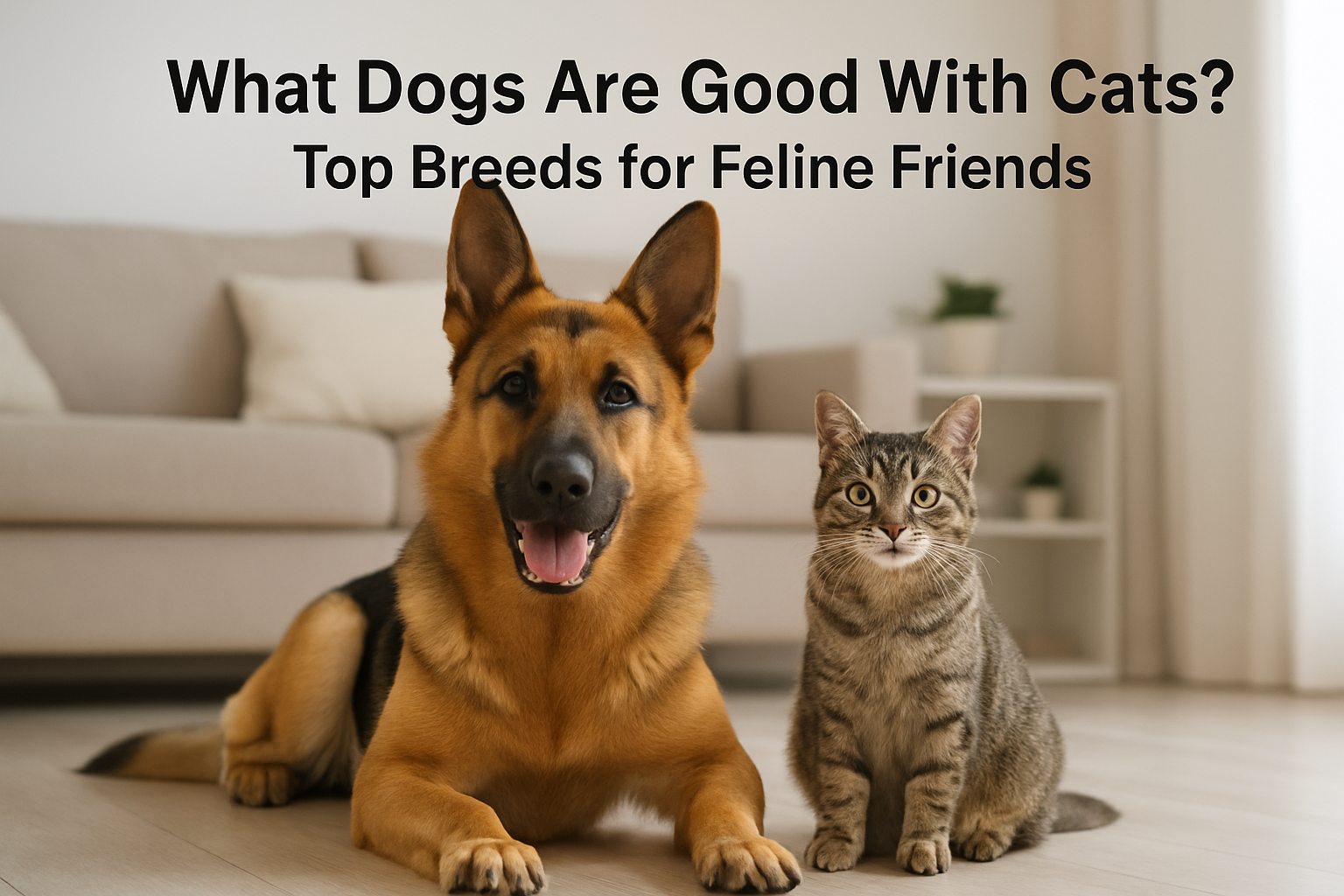 what dogs are good with cats