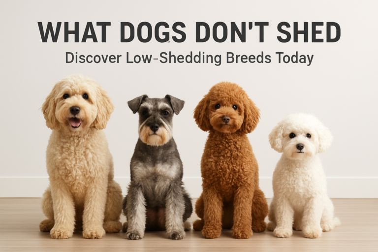 what dogs don't shed