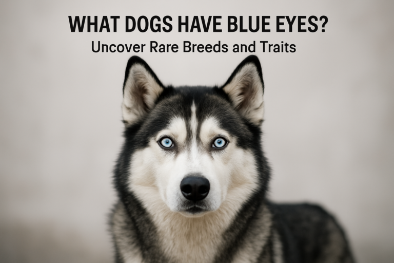 what dogs have blue eyes