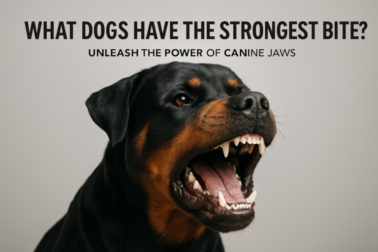what dogs have the strongest bite