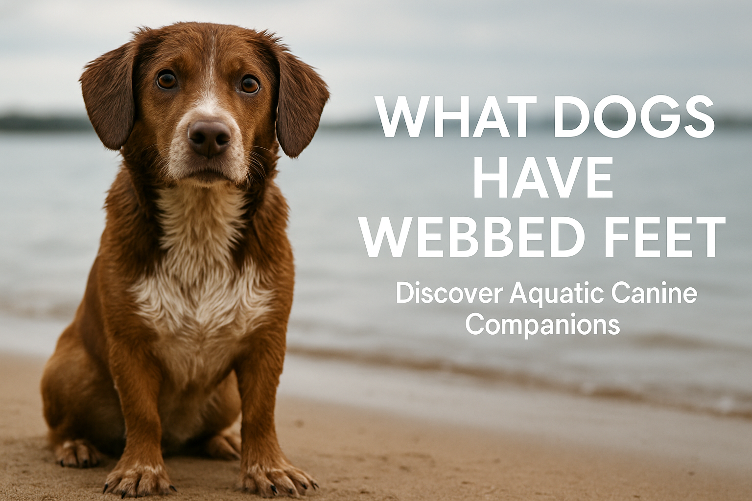 what dogs have webbed feet