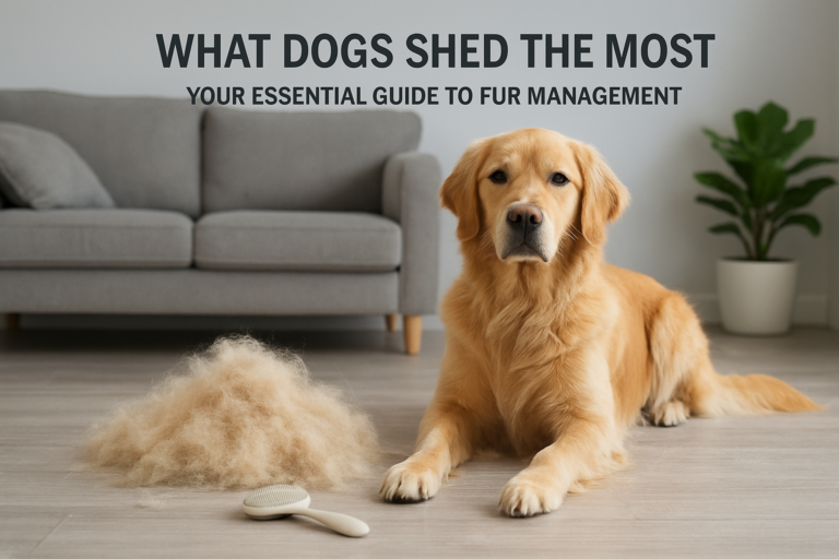 what dogs shed the most