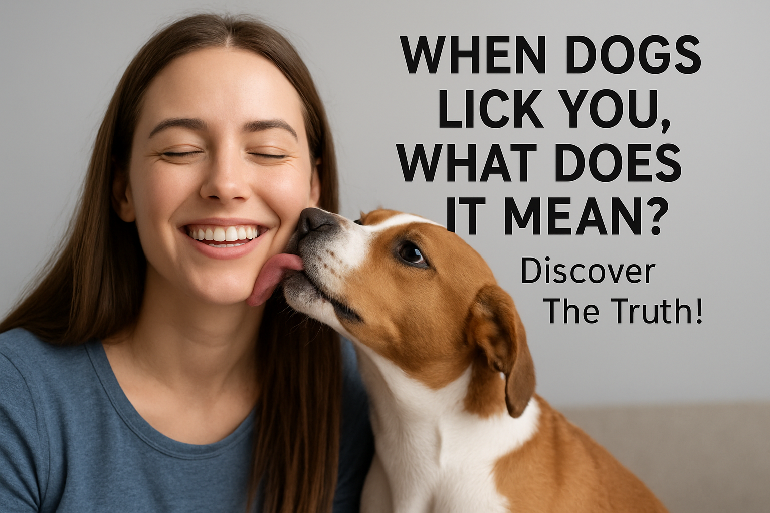 when dogs lick you what does it mean