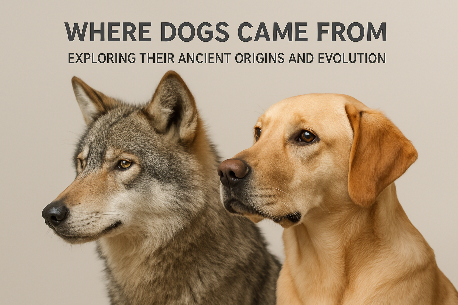 where dogs came from