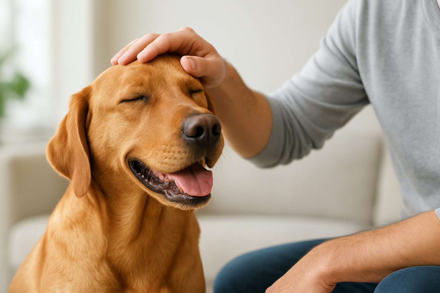where dogs like to be pet