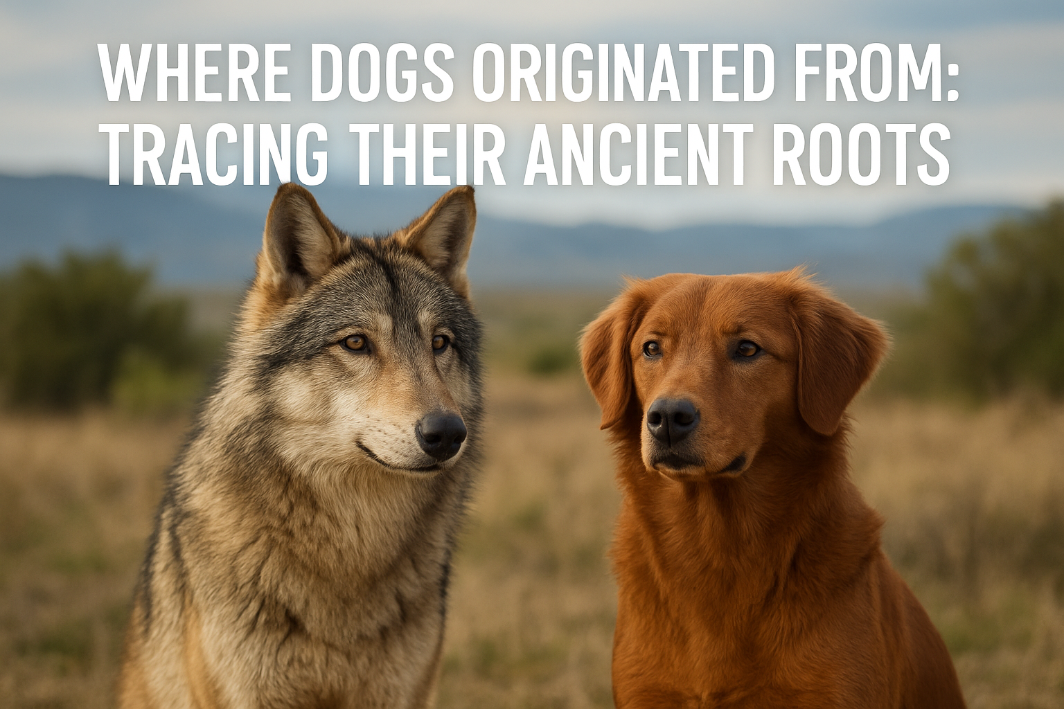 where dogs originated from