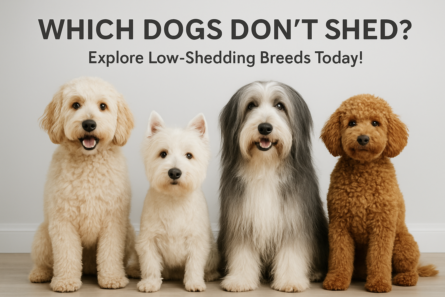 which dogs don't shed