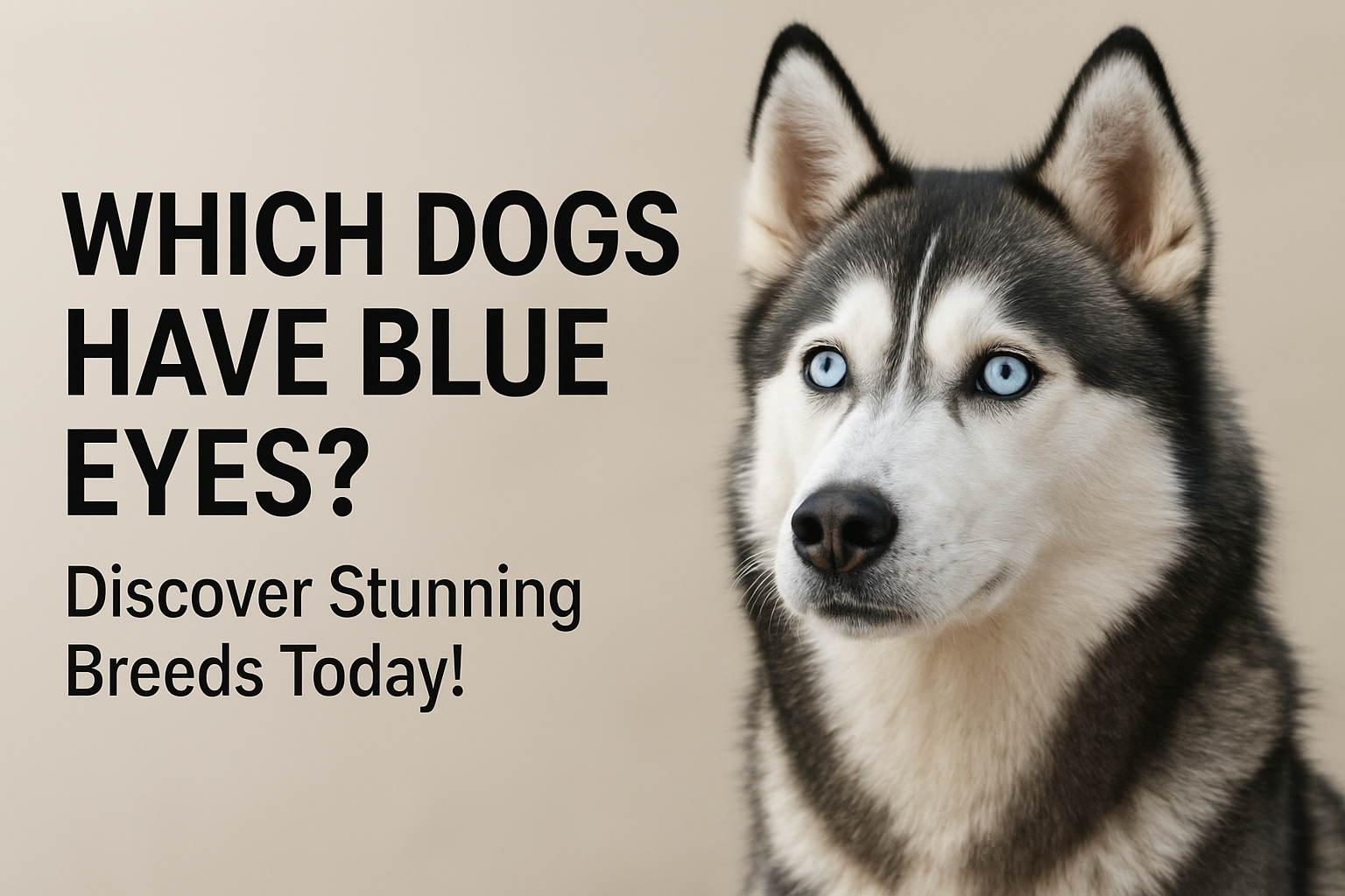 which dogs have blue eyes