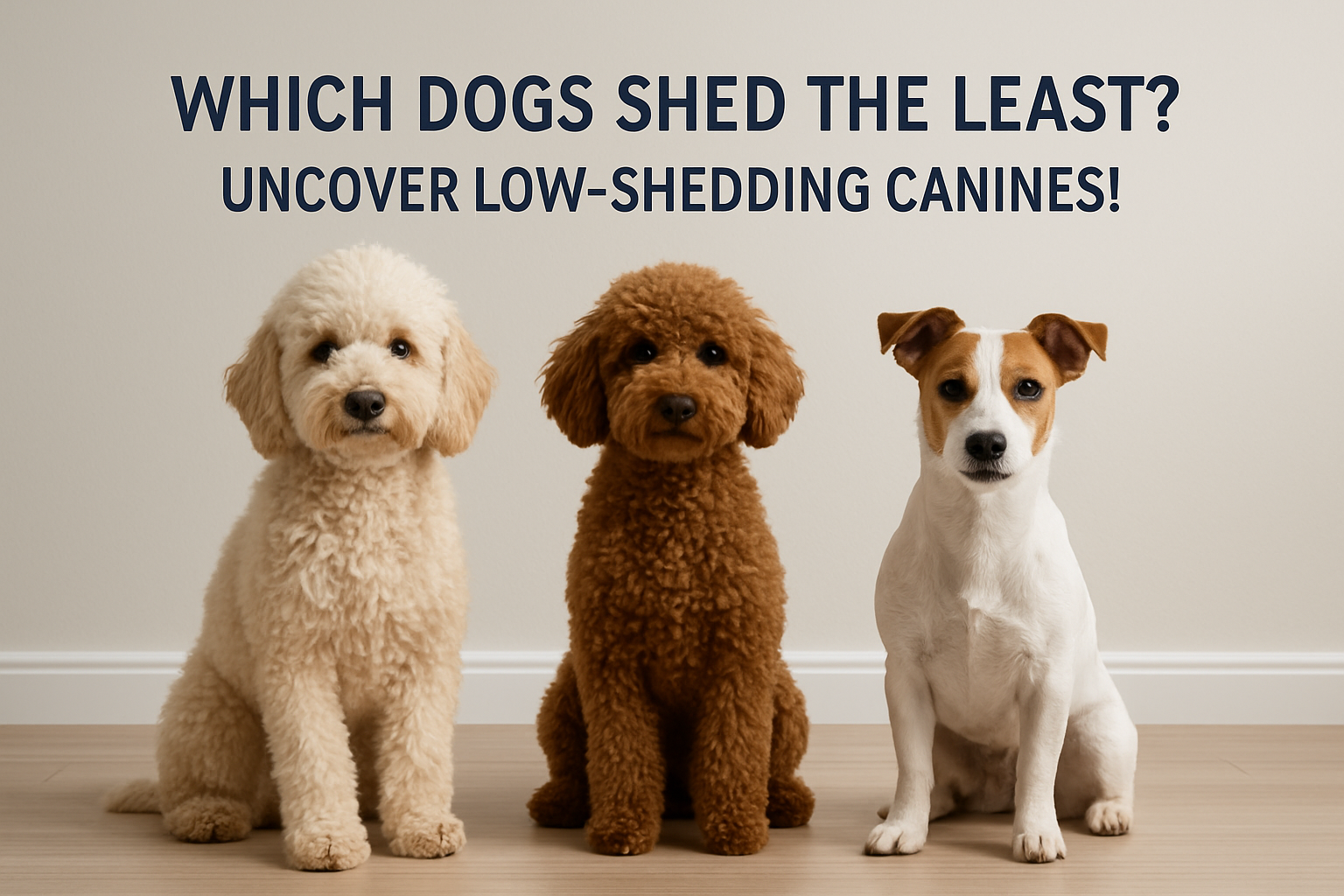 which dogs shed the least