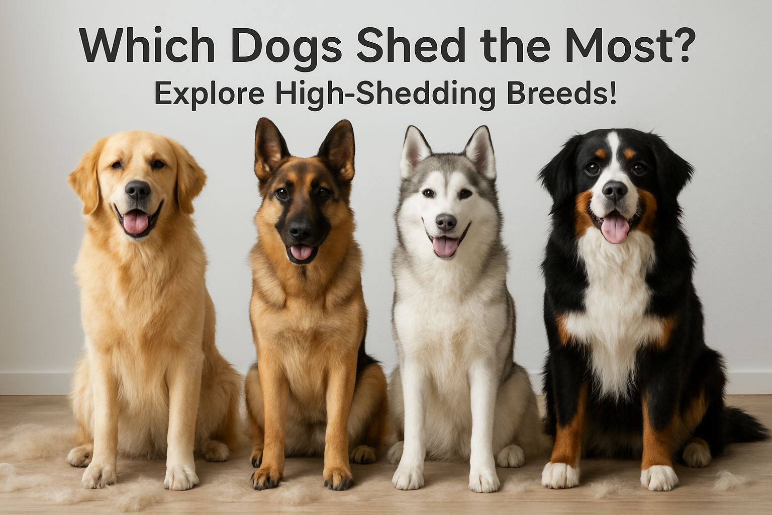 which dogs shed the most
