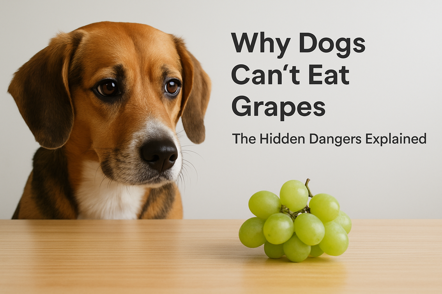 why dogs can't eat grapes