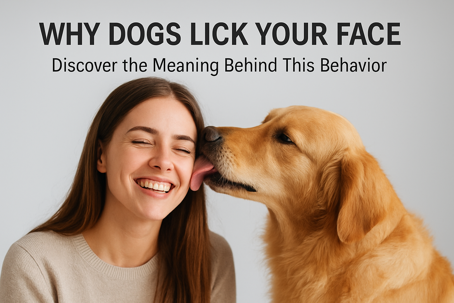 why dogs lick your face