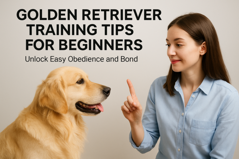 Golden Retriever Training Tips for Beginners