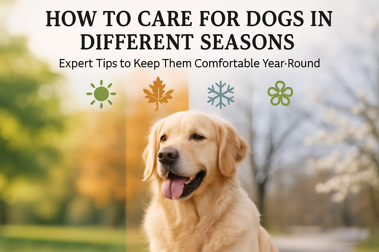 How to Care for Dogs in Different Seasons