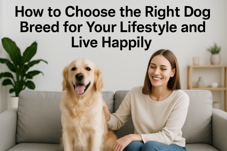 How to Choose the Right Dog Breed for Your Lifestyle