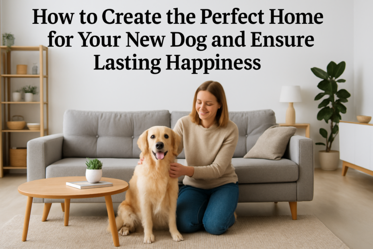 How to Create the Perfect Home for Your New Dog