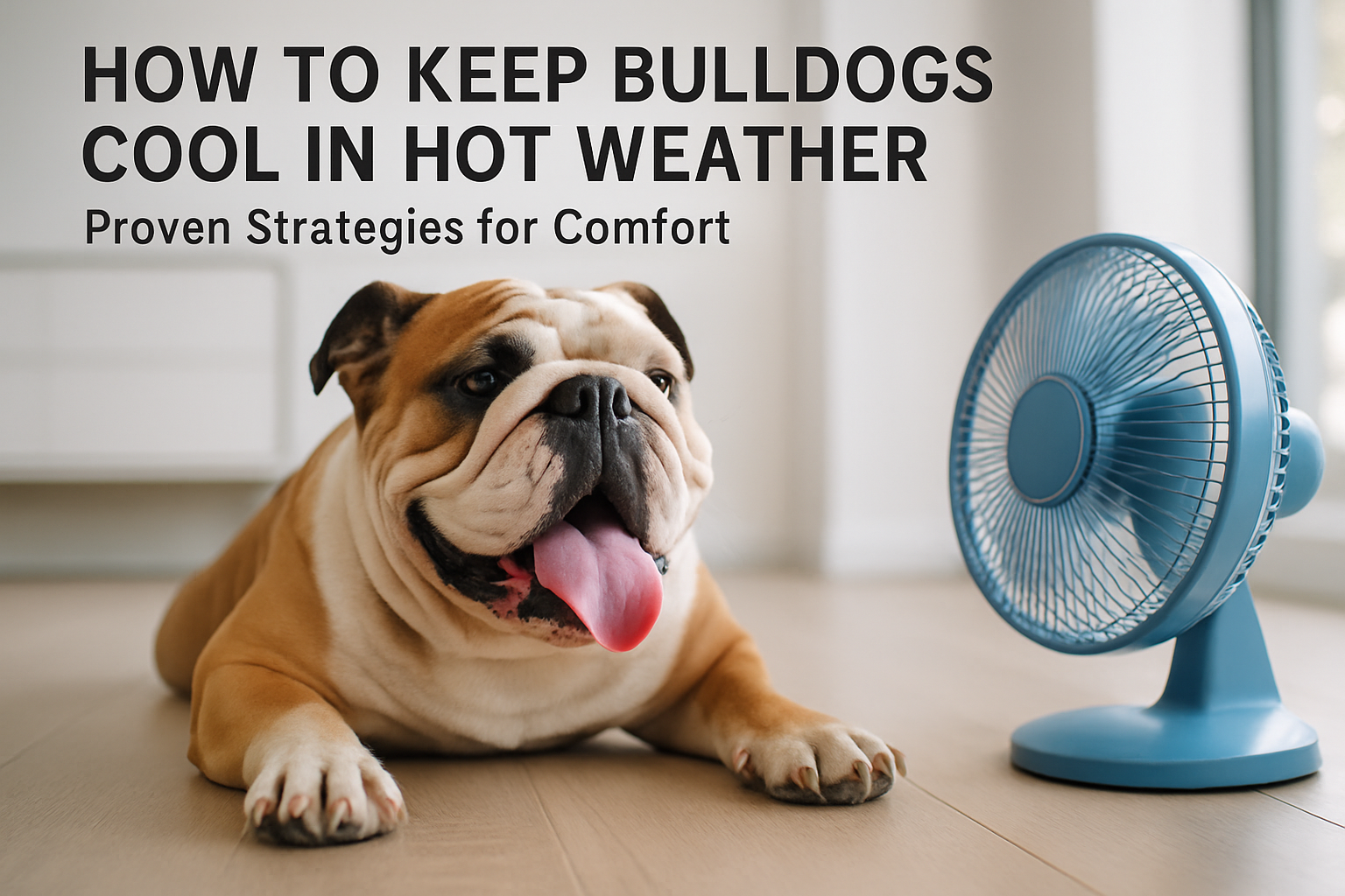 How to Keep Bulldogs Cool in Hot Weather
