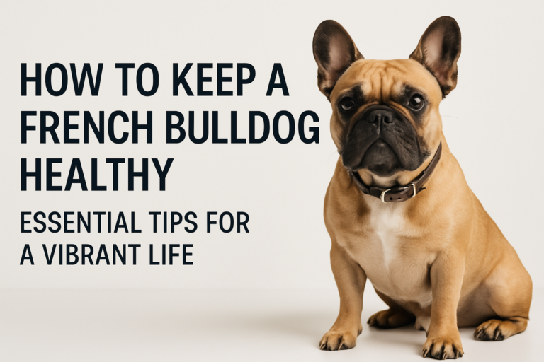 How to Keep a French Bulldog Healthy