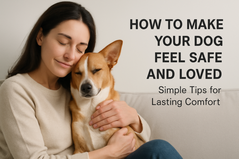 How to Make Your Dog Feel Safe and Loved