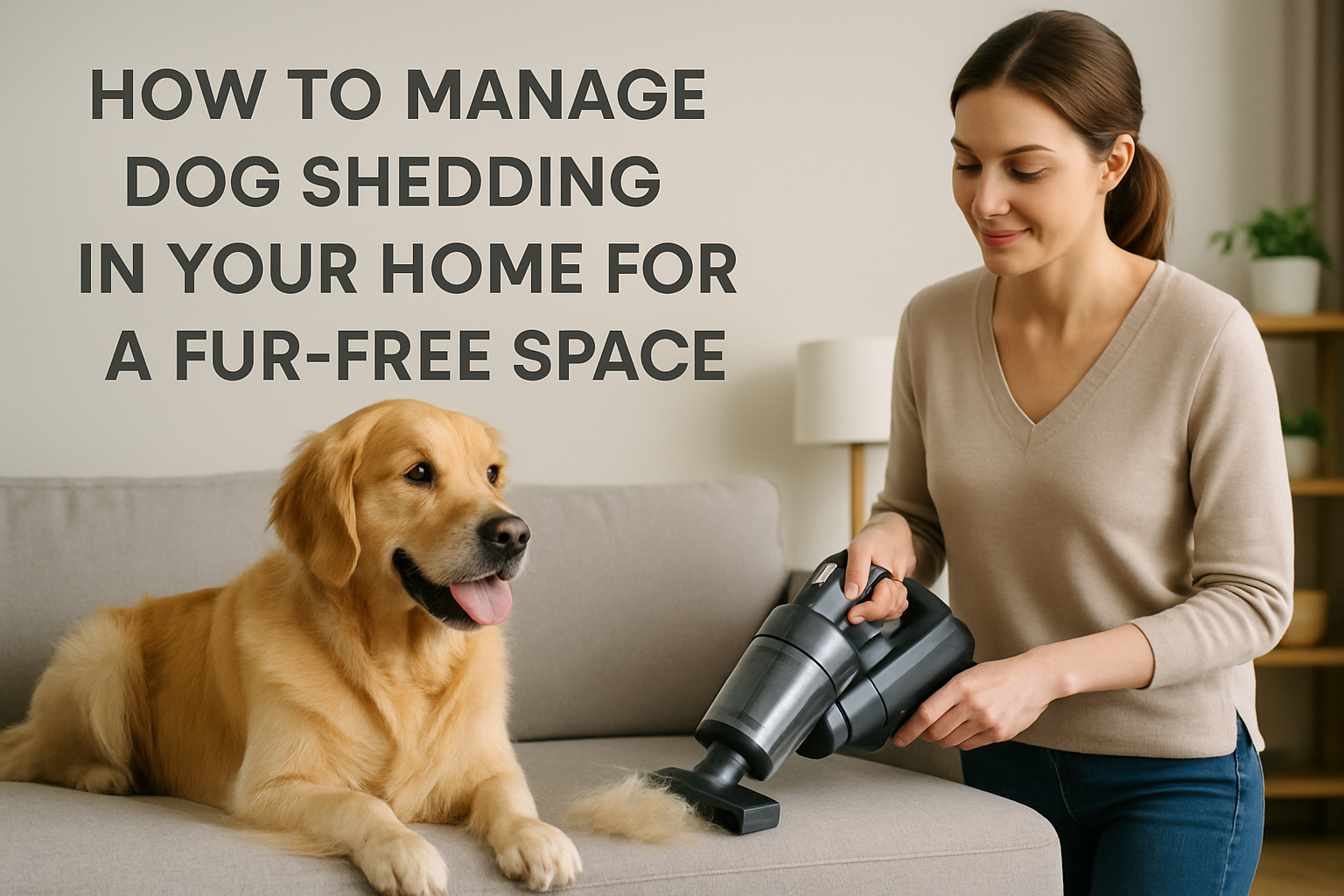 How to Manage Dog Shedding in Your Home