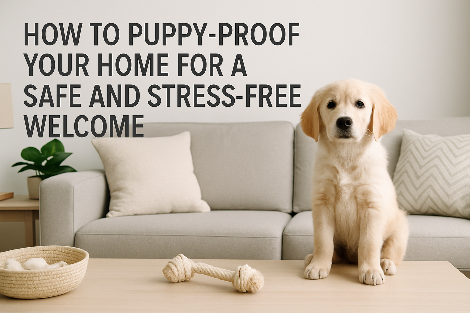 How to Puppy-Proof Your Home