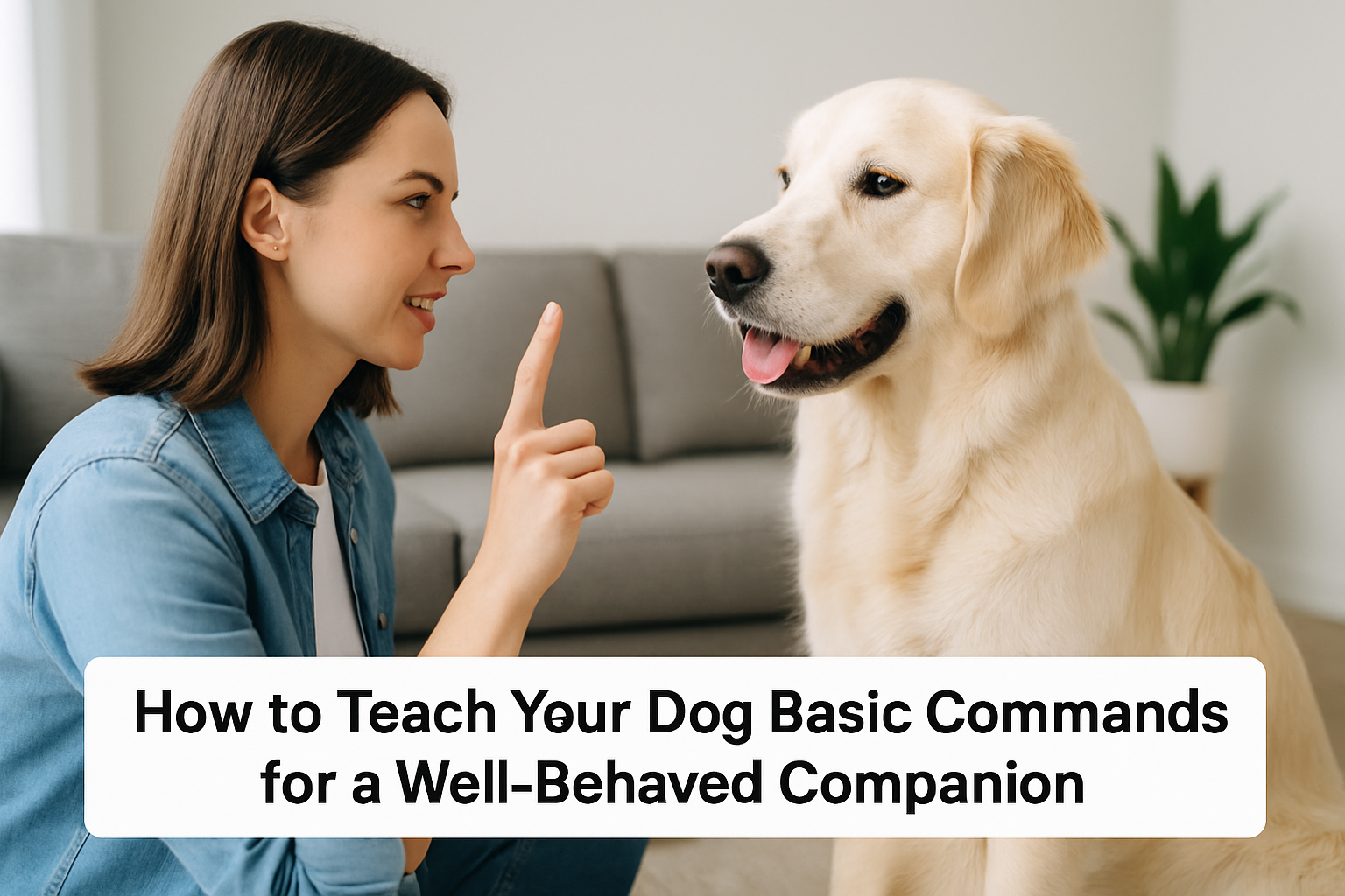 How to Teach Your Dog Basic Commands