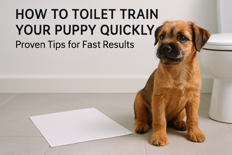How to Toilet Train Your Puppy Quickly