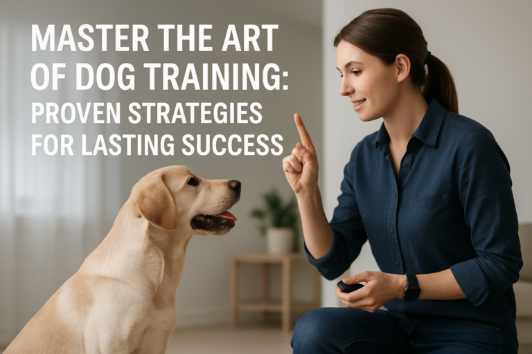 How to Train Your Dog Successfully