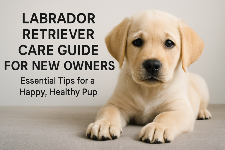 Labrador Retriever Care Guide for New Owners