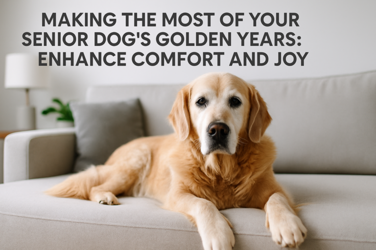 Making the Most of Your Senior Dog’s Golden Years