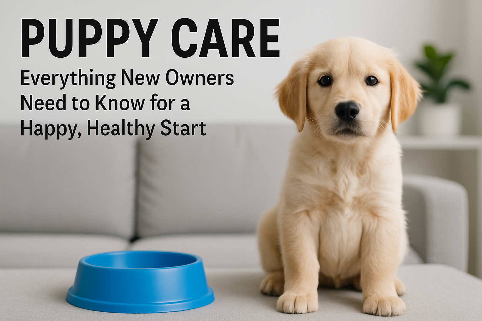 Puppy Care: Everything New Owners Need to Know