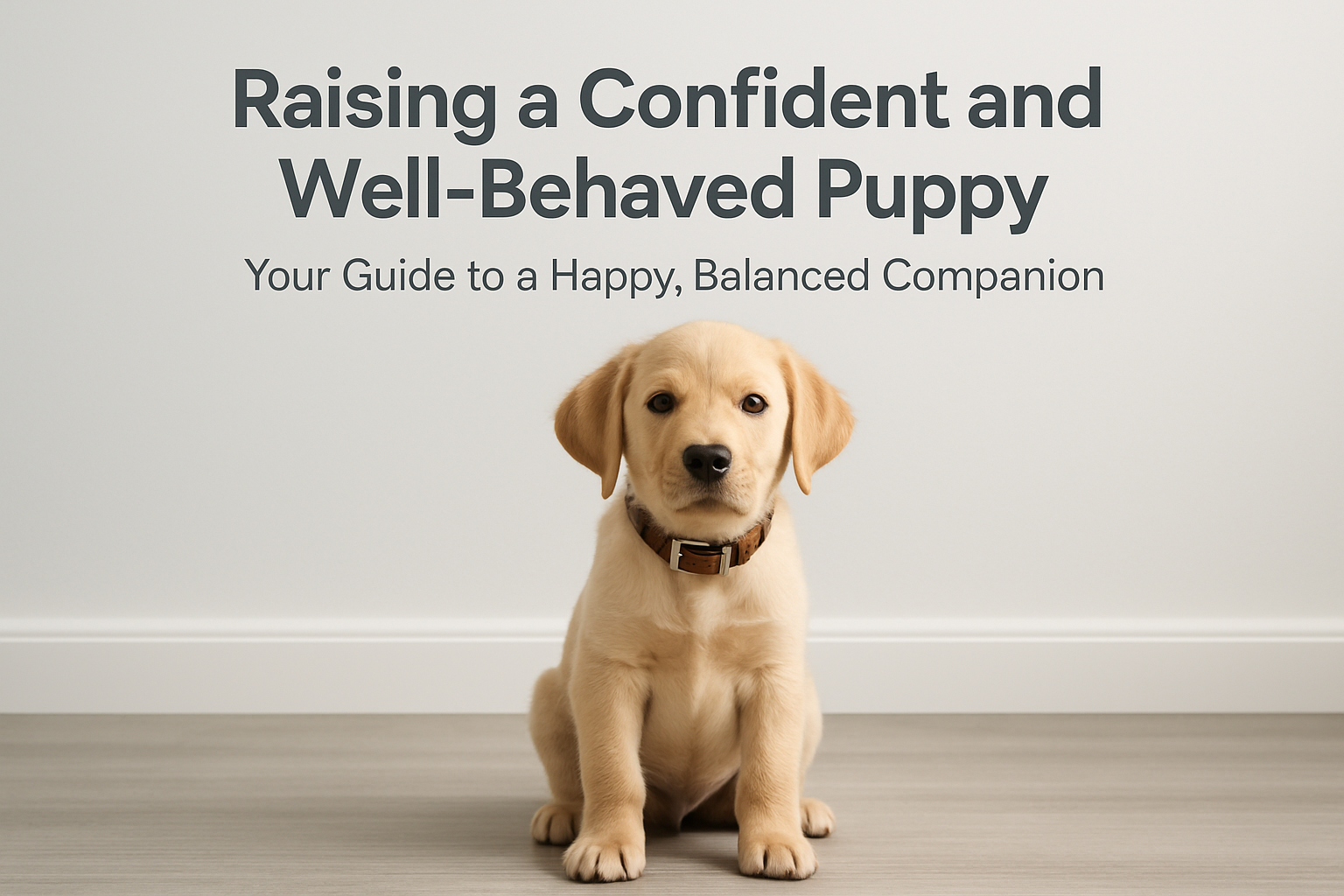 Raising a Confident and Well-Behaved Puppy