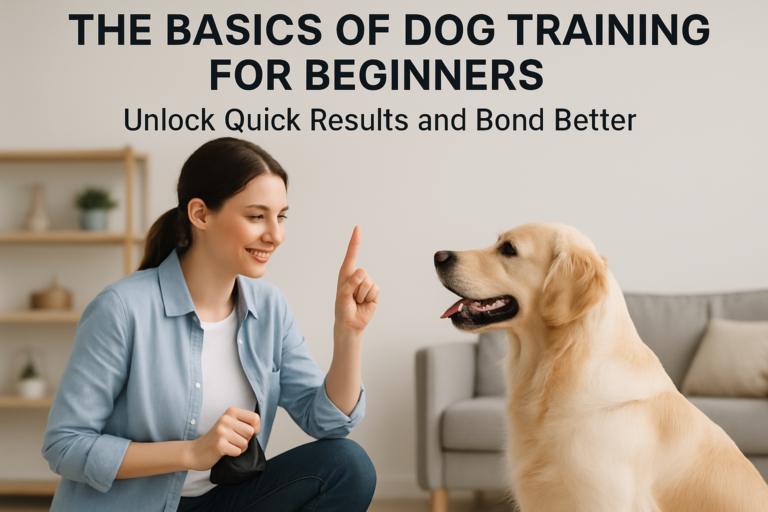 The Basics of Dog Training for Beginners