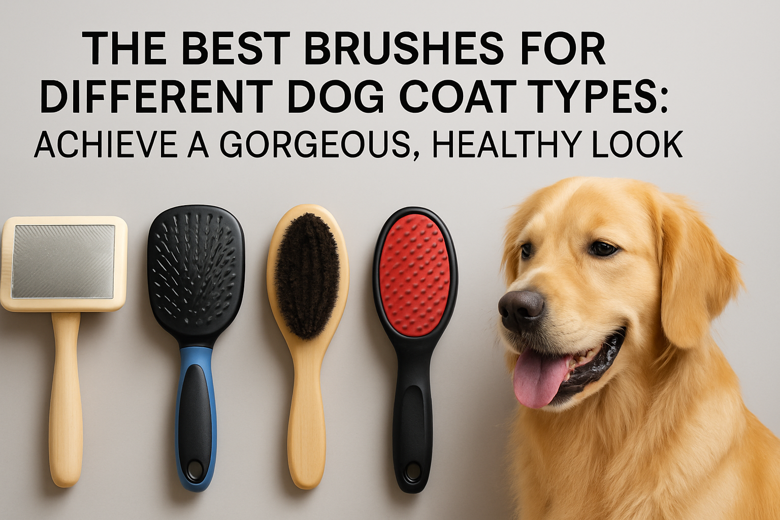 The Best Brushes for Different Dog Coat Types